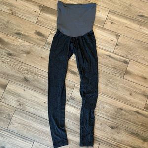 Motherhood maternity leggings with belly panel